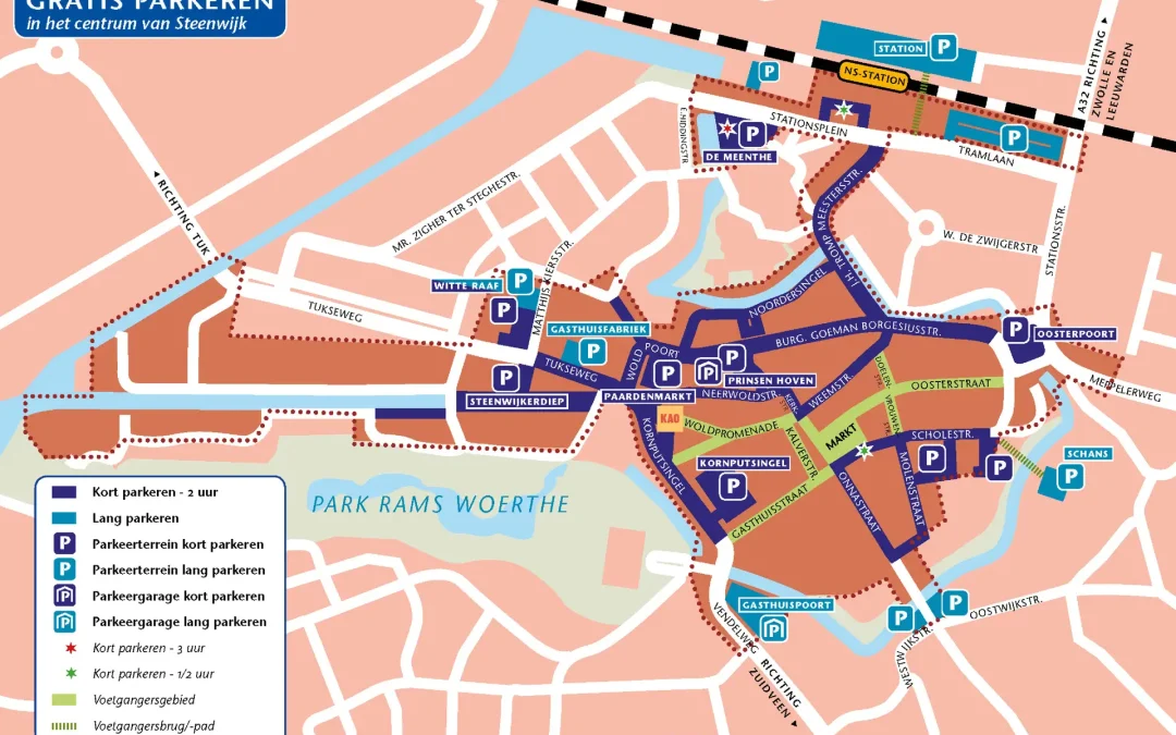 Waar kan ik parkeren in Steenwijk?